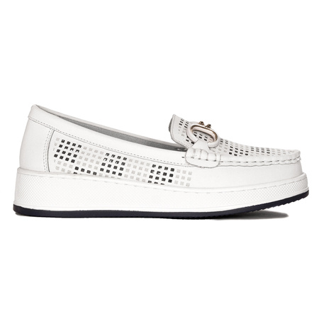 Artiker White Women's Flat Shoes