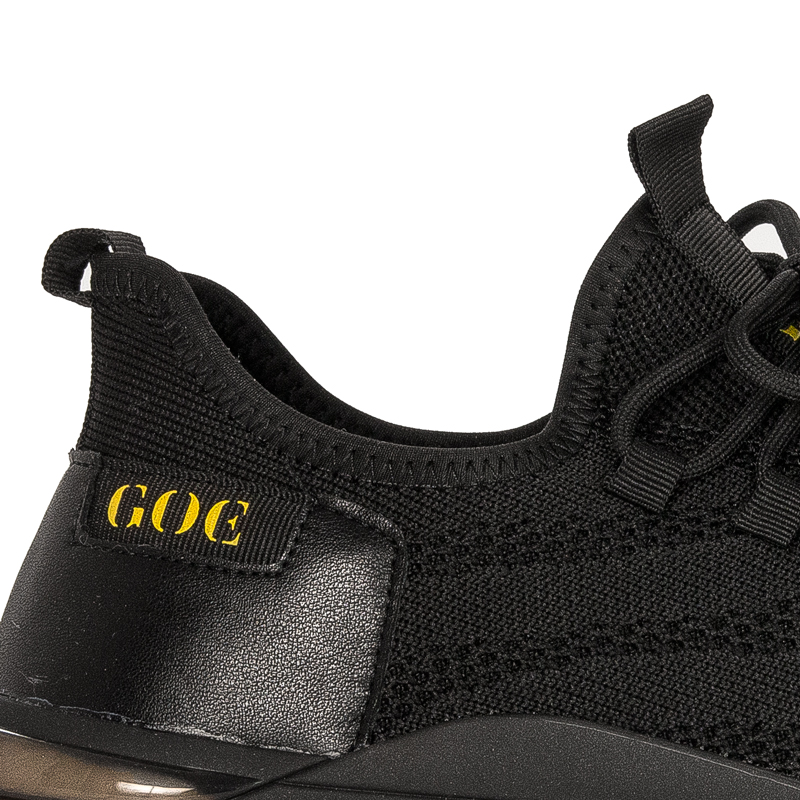 GOE Black Men's Sneakers