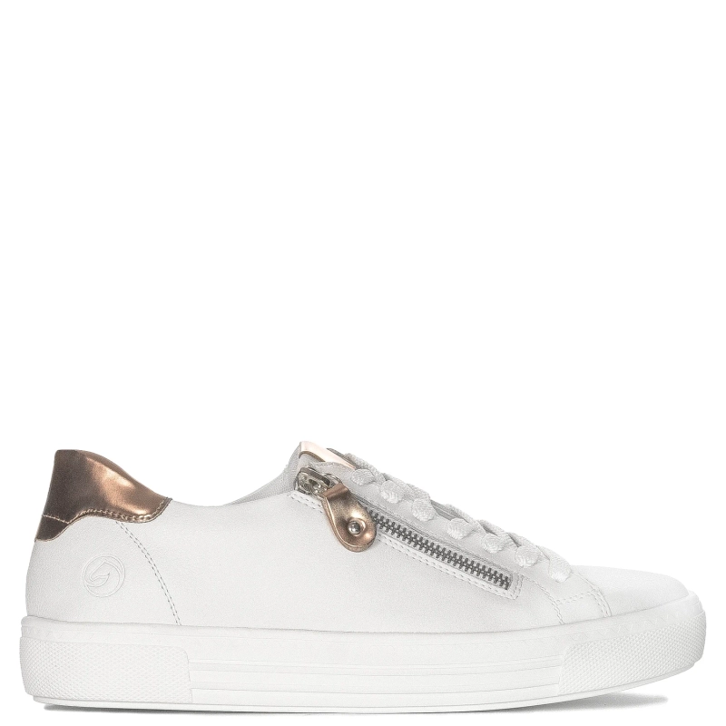 Remonte women's leather White sneakers