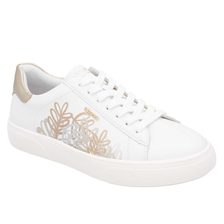 Remonte Women's Leather White Sneakers