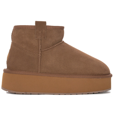 EMU Australia Light Boots Foy Flatform Micro Chestnut