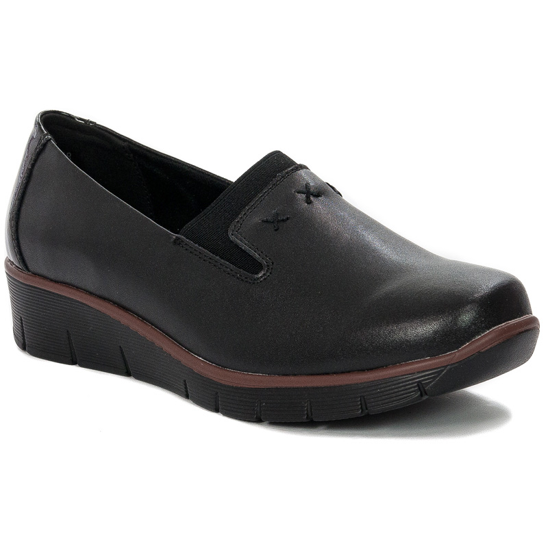 Filippo DP3160-22 BK Black Flat Shoes