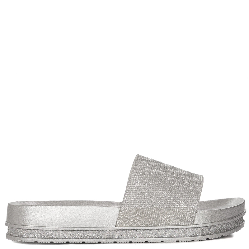 Laura Biagiotti Women Slides Silver