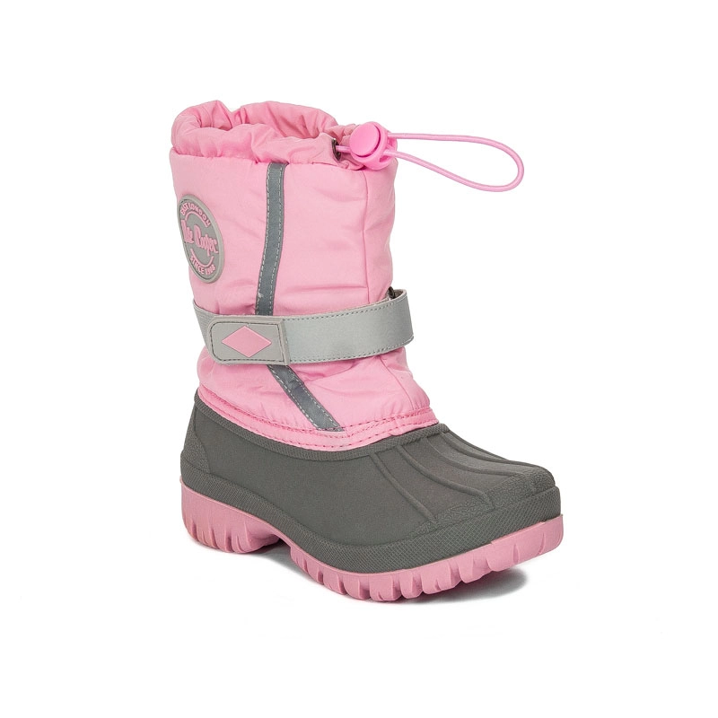 Lee Cooper Śniegowce botki dziecięce dziewczęce Pink różowe
