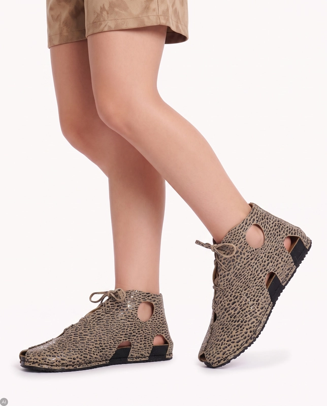 Women's Leather Boots Maciejka Panther