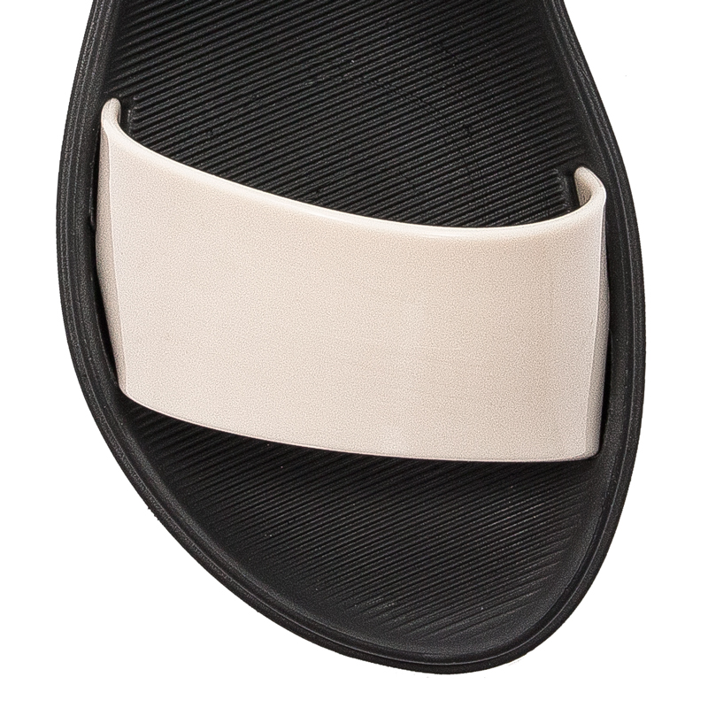Zaxy  Step Tam Fem Black & White flip-flops