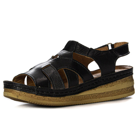 Maciejka L4490-01/00-1 Black Sandals