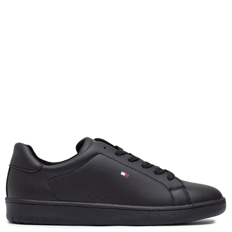 Tommy Hilfiger Minimalist Women’s Sneakers Lace-Up Black T3X9-34073-1355999