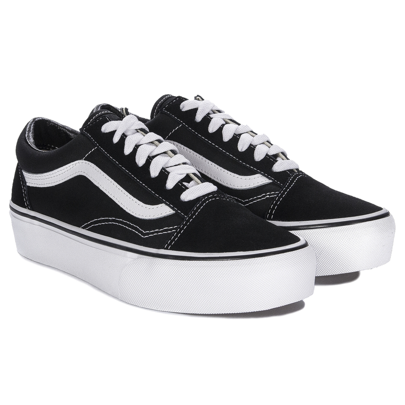 Vans Old Skool Platfor Black Trainers
