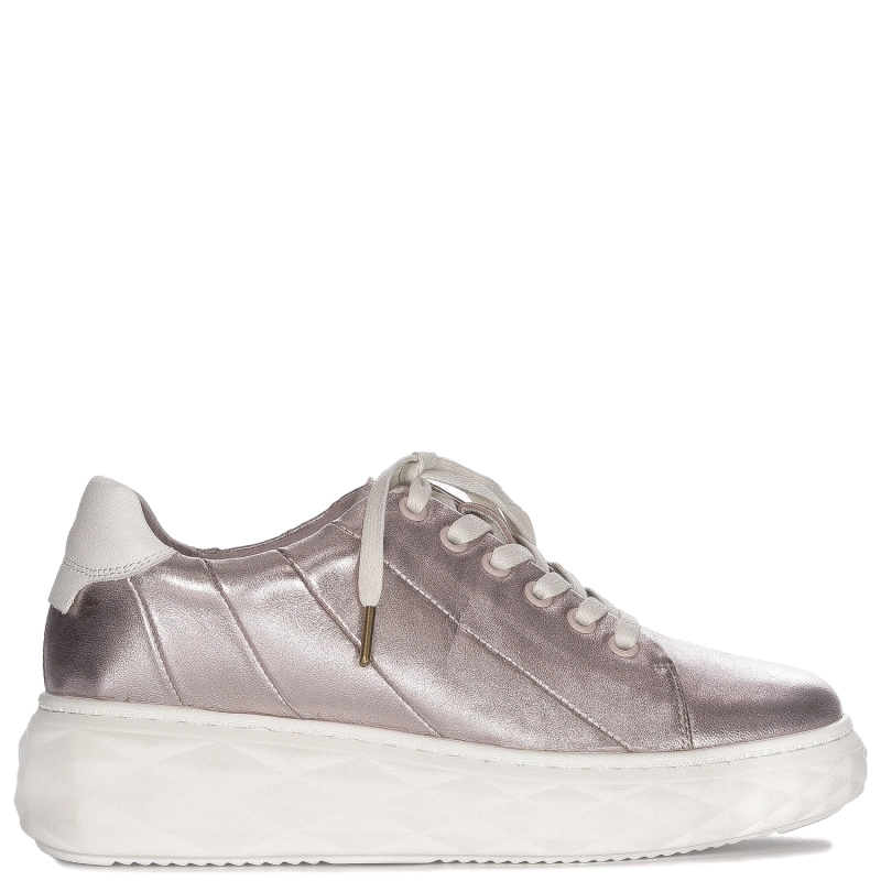 Maciejka Leather Metallic Copper Platform Sneakers N6481-32/00-1