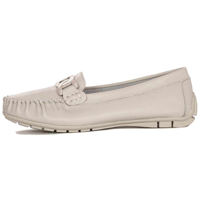 Filippo Women's Moccasins Leather Gray