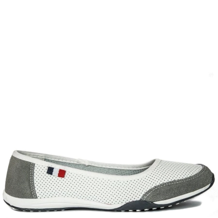 Filippo Women's Ballerinas White - Grey