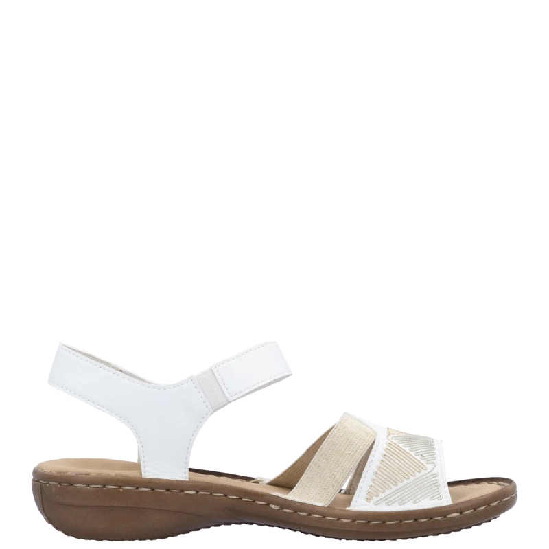 Rieker Women's White Sandals