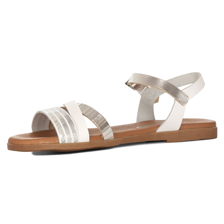 Maciejka Women's Leather White Sandals
