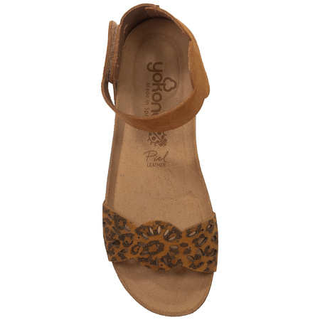 Yokono Women's Brown Leather Sandals