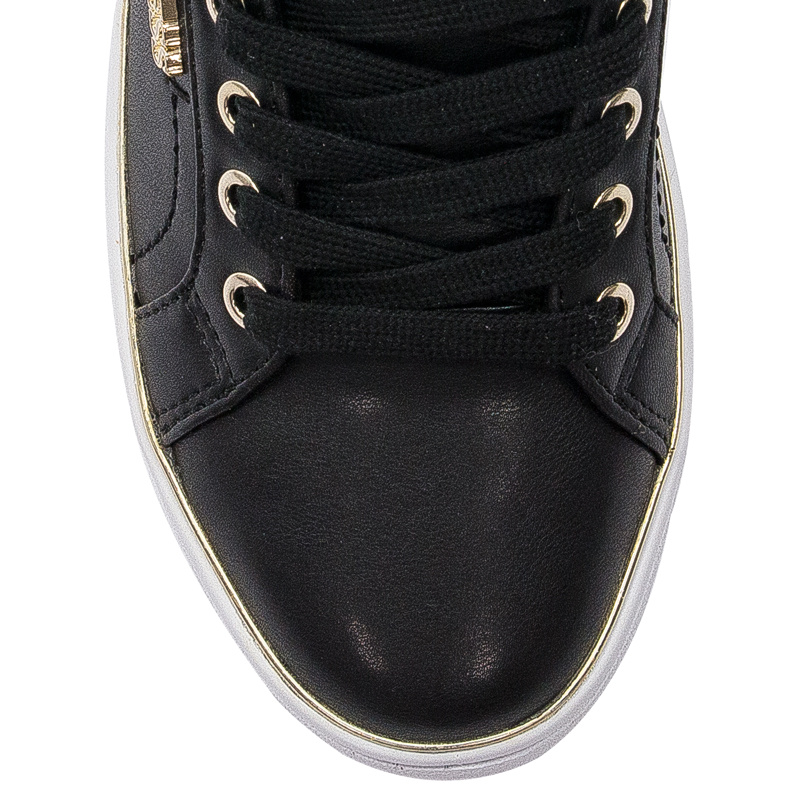 Sneakersy Guess FL7BKI SMA12 BECKIE BLACK Czarne