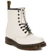 Dr. Martens Botki glany damskie skórzane 1460 White
