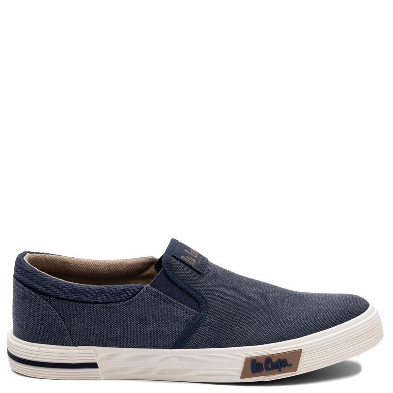 Lee Cooper Półbuty Męskie Granatowe na Gumowej Podeszwie LCW-26-02-4088MC