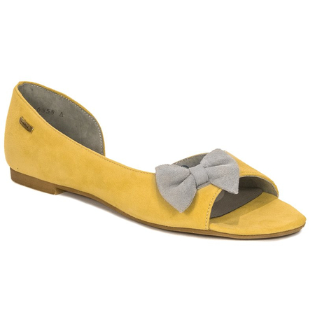 Maciejka 0554A-07-00-5 Yellow Flat Shoes