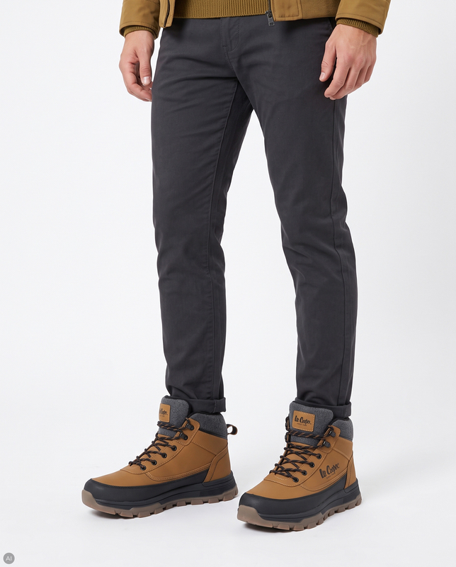 Lee Cooper Męskie Trzewiki Trapery Brązowe LCJ-26-01-4626MA