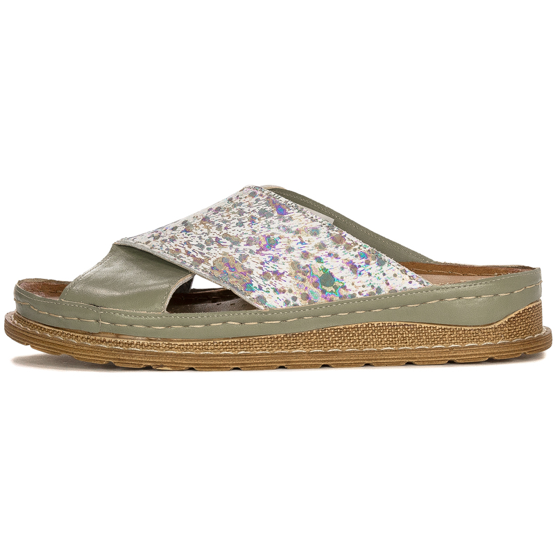 Maciejka Pistachio Women's Slides