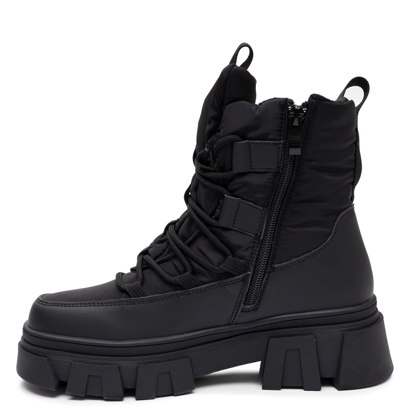 Lee Cooper Zimowe Ocieplane Botki Na Platformie Czarne LCJ-26-01-4628LA