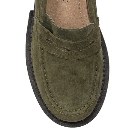 Filippo Khaki women's Flat Shoes