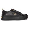 Filippo black leather women's shoes
