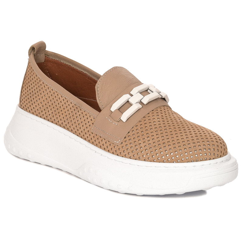 Artiker Beige Women's Flat Shoes