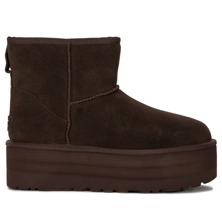 UGG Botki damskie Classic Mini Platform Burnt Cedar