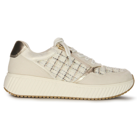 Marco Tozzi Damskie Sneakersy Półbuty Cream Comb