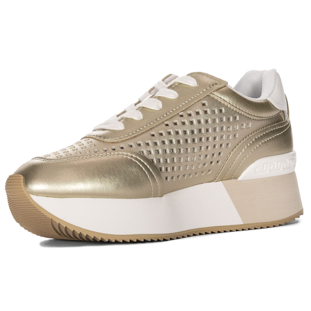 Liu Jo Women's Platform Sneakers Gold