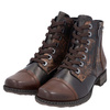 Remonte Women’s Lace-Up Ankle Boots With Side Zip Insulated Chocolate Brown D4382-25