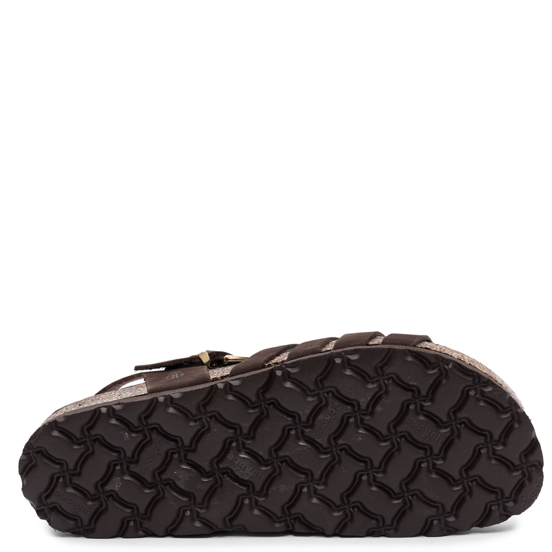 Yokono Jerba Leather Sandals Brown JERBA-260-NOB-MAR