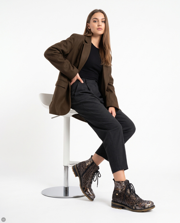 Maciejka Leather Ankle Boots Elegant Warm Brown 07620-02/00-8
