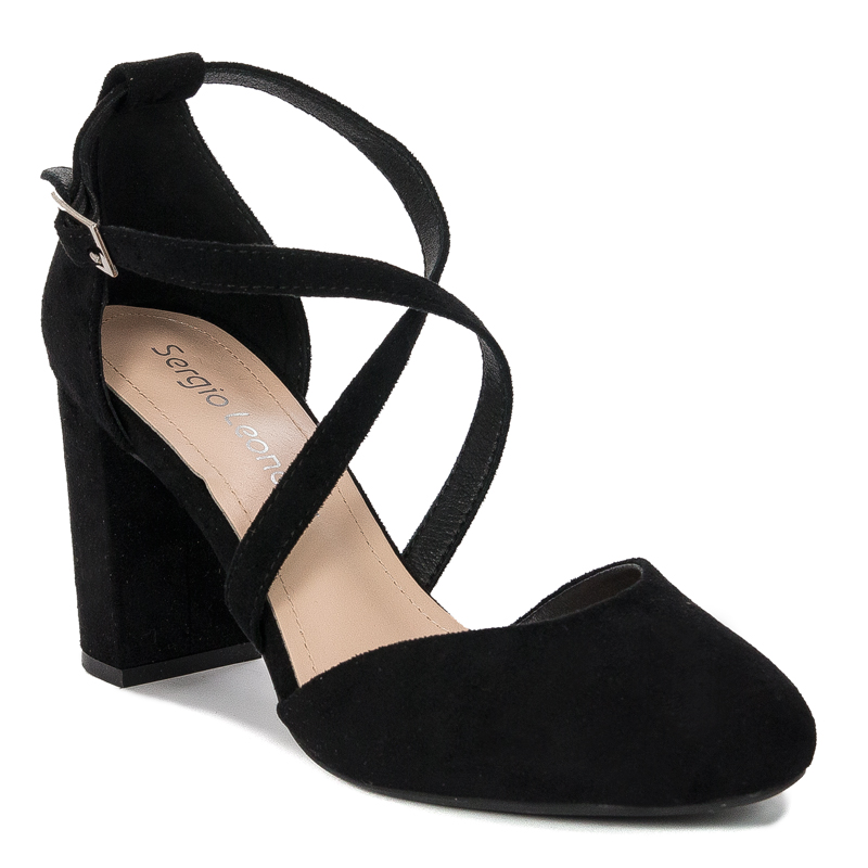 Sergio Leone women's Black MIC sandals