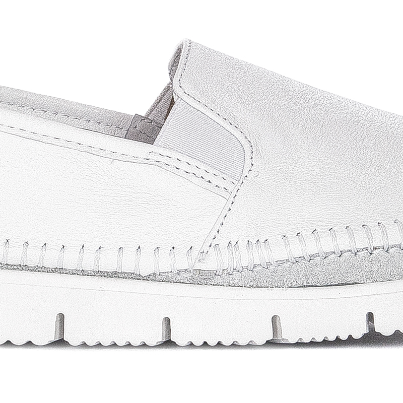 Maciejka 03512-26/00-5 White Flat Shoes