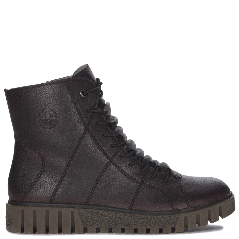 Rieker women's warned Red Boots