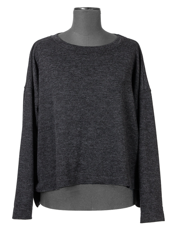 Maciejka Women's knitted blouse Lucia Graphite
