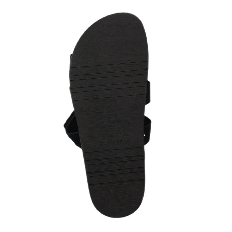 Yokono Women's Leather Flip Flops Negro