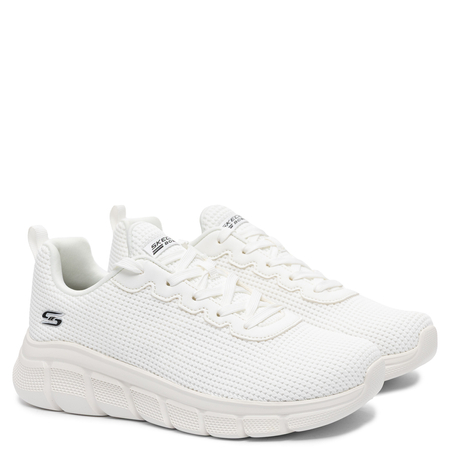 Skechers Bobs Squad Women's Platform Sneakers White 117346-W