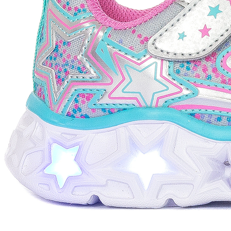 Sneakersy Skechers 10920L SMLT Galaxy Lights Silver/Multi