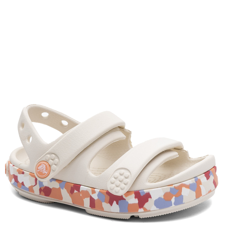 Crocs Classic Marbled Sandal Kids' Sandals Patterned Sole Beige 212528-2MK