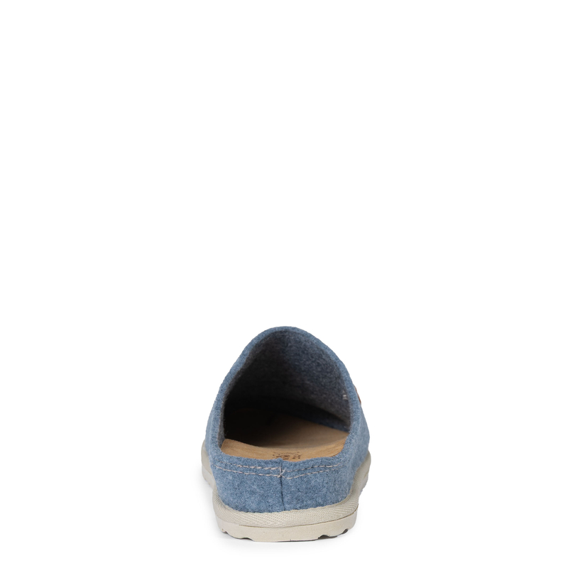 Inblu Filcowe Kapcie Damskie Wsuwane Niebieskie CS000047-BLUE