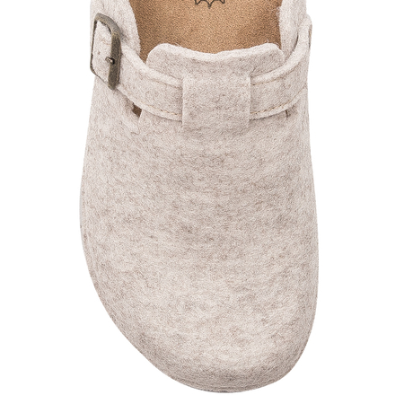 Inblu Kapcie klapki damskie Ice Beige beżowe