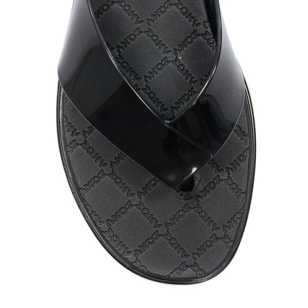 Zaxy Moment Thong Fem Black Women's Black flip-flops slippers