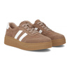 Filippo Beige and White Leather Sneakers