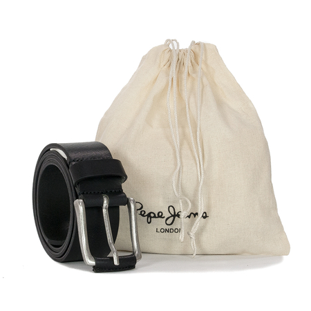Pasek Pepe Jeans PM020999-999 BLACK LAMAR BELT