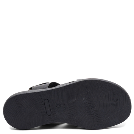 Maciejka Leather Platform Sandals Black E7397-01/00-0