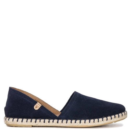 Verbenas Carmen Women's Suede Espadrilles Navy Blue CARMEN-SER-MARINO